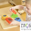 Панель "Тактильные геометрические фигуры" - «globural.ru» - Томск