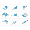 Ресурсный набор Bracket Robot Pack-Blue - «globural.ru» - Томск