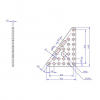 Треугольная пластина из анодированного алюминия Triangle Plate 6*8 (Pair) - «globural.ru» - Томск