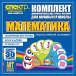 Комплект динамических раздаточных пособий - Математика (веера) Устный счет, доли и дроби, геометрические фигуры - «globural.ru» - Томск