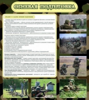 Стенд "Огневая подготовка" (вариант 2) - «globural.ru» - Томск