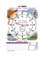 Le temps. Учебно наглядные пособия по французскому языку - «globural.ru» - Томск