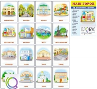 Раздаточные карточки "Наш город" - «globural.ru» - Томск