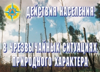 Комплект плакатов "Действия населения в ЧС природного характера" - «globural.ru» - Томск
