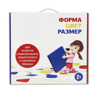 Подвижная развивающая игра "Форма, цвет, размер" - «globural.ru» - Томск