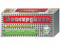 Конструктор металлический №7 (для уроков труда) 148 элементов - «globural.ru» - Томск