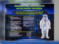 Стенд "Воздействие невесомости на организм человека" - «globural.ru» - Томск