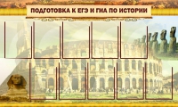 Стенд "Подготовка к ЕГЭ и ОГЭ по истории вариант 2 ( 9 кармашков)" - «globural.ru» - Томск