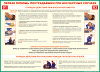 Таблица Порядок действий при внезапной смерти 1000*1400 винил - «globural.ru» - Томск