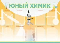 Стенд "Юный химик" (вариант 1) - «globural.ru» - Томск