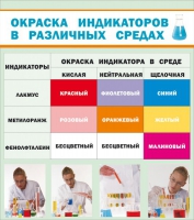 Стенд "Окраска индикаторов в различных средах" - «globural.ru» - Томск