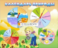 Стенд "Календарь природы" (вариант 1) - «globural.ru» - Томск