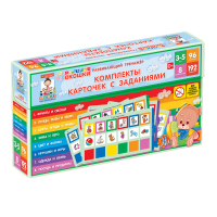 Развивающий тренажёр "Разноцветные окошки" 3-5 лет. Дополнительный набор карточек к базовому комплекту - «globural.ru» - Томск