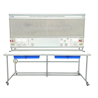 Учебный комплект лабораторного оборудования «Рабочее место электромонтажника» исполнение стендовое, монтажная панель - «globural.ru» - Томск