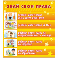 Стенд "Знай свои права" - «globural.ru» - Томск