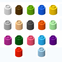 Элемент конструктора одиночный одноцветный Color Blocks 100 штук - «globural.ru» - Томск