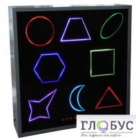 Интерактивная панель "Цветные фигуры-8" (вариант 3) - «globural.ru» - Томск