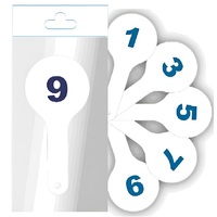 Касса-веер цифр от 0 до 9 - «globural.ru» - Томск