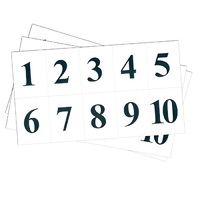 Набор цифр от 1 до 10 (для начальной школы) - «globural.ru» - Томск