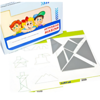 Игровой набор "Танграм" (с комплектом карточек) - «globural.ru» - Томск