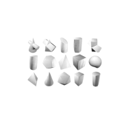 Комплект гипсовых моделей геометрических тел  - «globural.ru» - Томск