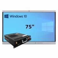 Интерактивная панель 75" (встроенный ПК, Win10, Intel i5) - «globural.ru» - Томск