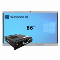 Интерактивная панель 86" (встроенный ПК Win10, Intel i5) - «globural.ru» - Томск