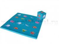 Игровой детский мат «Море» с кубиком (ВИК) - «globural.ru» - Томск