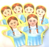 Набор кукол - рукавичек  "Эмоции. Девочки" - «globural.ru» - Томск