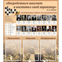 "Шахматы" тематический стенд - «globural.ru» - Томск