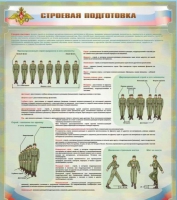 Стенд "Строевая подготовка" - «globural.ru» - Томск