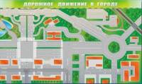 Доска магнитно-маркерная панорамная "Дорожное движение в городе" - «globural.ru» - Томск