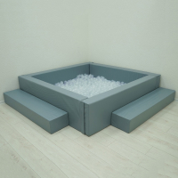 Сухой бассейн с шариками и RGB-подсветкой 190х190 см - «globural.ru» - Томск