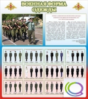 Стенд "Военная форма одежды (герб РФ)" - «globural.ru» - Томск