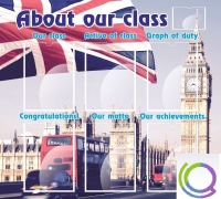 Стенд "About our class" - «globural.ru» - Томск