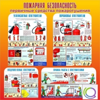 Стенд "Пожарная безопасность" (вариант 2 в ассортименте) - «globural.ru» - Томск