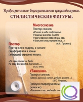 Стенд "Стилистические фигуры" в ассортименте - «globural.ru» - Томск
