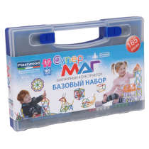 Магнитный конструктор Супермаг. Базовый набор 5-7 лет - «globural.ru» - Томск