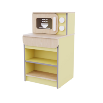 Модуль с микроволновкой из коллекции «НЕГА» (желтый) - «globural.ru» - Томск