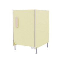 Гигиеническая кабинка из коллекции «НЕГА» (цвет желтый) - «globural.ru» - Томск