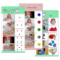 Комплект карточек (10) "Обучающий калейдоскоп для ДО. Познание. Мой день" - «globural.ru» - Томск