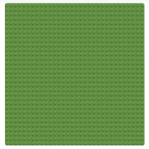 Конструктор Лёва. Зеленая строительная пластина 32*32 техник - «globural.ru» - Томск