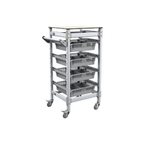 Тележка 1-секционная для учебных наборов и цифровых лабораторных комплексов SenseDisc - «globural.ru» - Томск