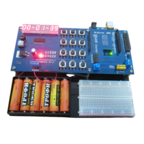 Набор для быстрого прототипирования электронных устройств на основе микроконтроллерной платформы "Макрошилд MS1-16 KV" - «globural.ru» - Томск