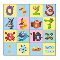 Коврик для логобота Пчелка "Цифры" - «globural.ru» - Томск