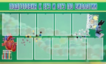 Стенд "Подготовка к ЕГЭ и ОГЭ по биологии" (вариант 2) - «globural.ru» - Томск