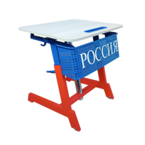 Стол ученический одноместный "Патриот-1п" на газовом лифте (р.гр. № 3-7 и наклоном столешницы ) - «globural.ru» - Томск