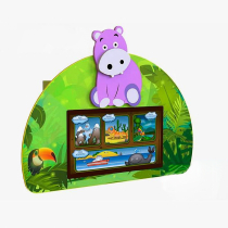 Сенсорный настенный коррекционно-развивающий комплекс "Бегемотик" - «globural.ru» - Томск