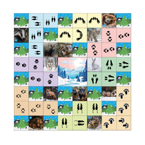 Коврик для логобота Пчелка "Следы животных" - «globural.ru» - Томск