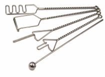 Комплект "Постановочные зонды на витых ручках с колечком (с металлическим шариком)" 5 штук - «globural.ru» - Томск